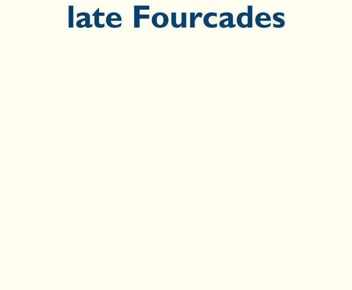 Dominique Fourcade late Fourcades